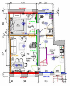 Grundriss 2 HS referenzen
